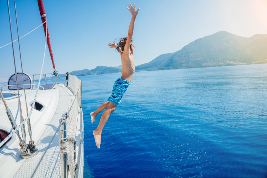 vacanza in barca con i bambini
