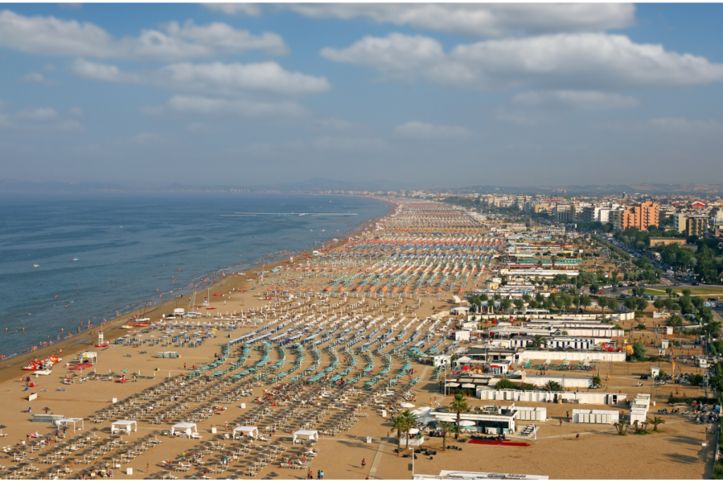 Rimini and Riccione on boat , Romagna Riviera
