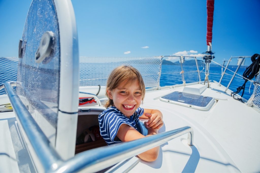 vacanza in barca con i bambini