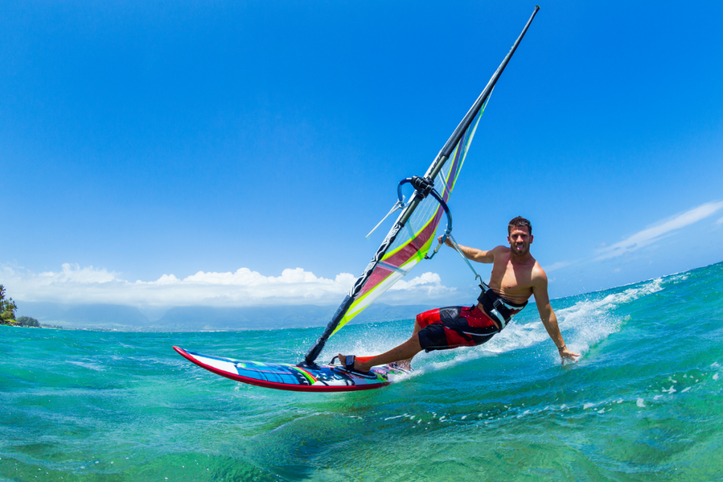 Die Latium- Küste, Windsurfen 