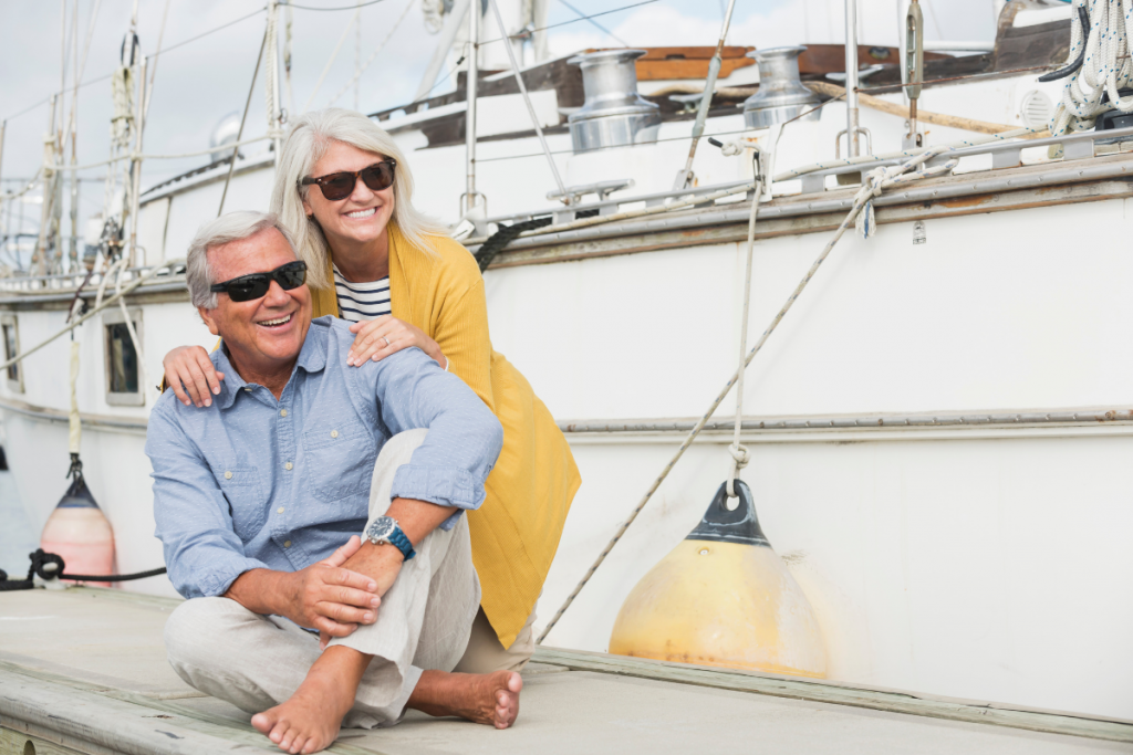 Letyourboat couples on a boat