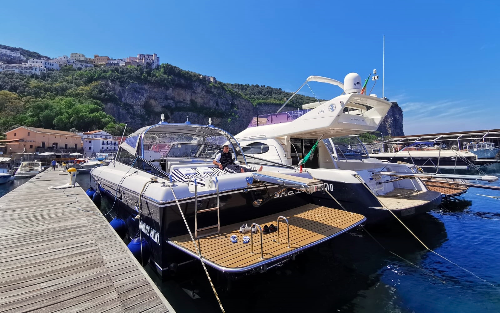 Golfo di Napoli in barca