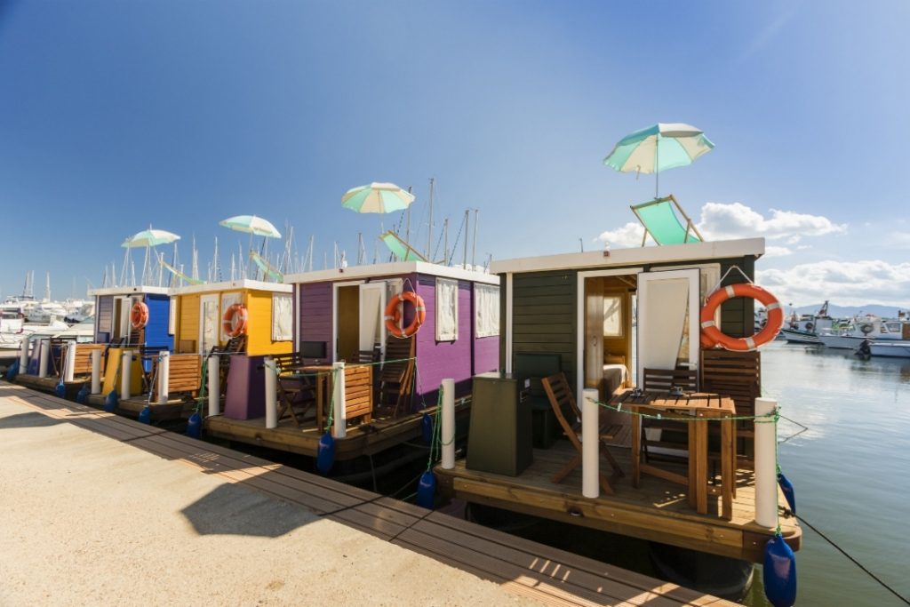 vacanza in barca in Sardegna, houseboat