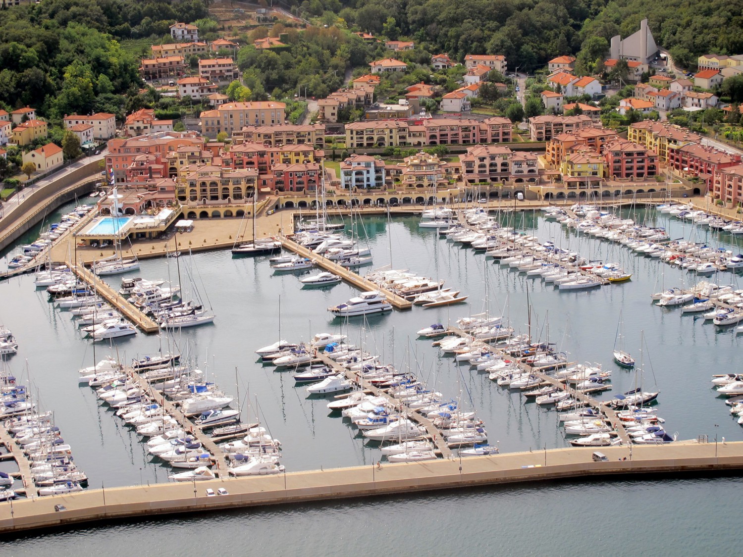 Porto San Rocco: exclusive luxury on the border lands